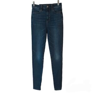 Womans American Eagle Super High Rise Jeggings 360° Ne(x)t Level Stretch